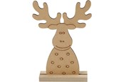 Kunst & Handwerk Ausstattung - Creativ Company - Wooden Christmas figure reindeer - 54468