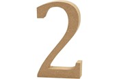 Kunst & Handwerk Ausstattung - Creativ Company - Number 2 MDF 8cm 1 pcs. - 56393