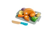 Holzspielzeug - Bigjigs Wooden Roast Dinner Playset 12pcs. - 37043