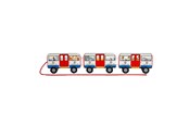 Baby Spielzeug - Bigjigs Wooden London Pull Bus - 37047