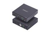 Repeater, boosters, bridges & Transceiver - StarTech.com HDMI KVM Extender Over IP Network 4K 60Hz Driverless HDMI and USB Over Ethernet/CAT6 AVoIP Transmitter and Receiver Kit Includes Mounting Kits - IH2006-KVM-EXTENDER