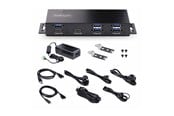USB-Hubs - StarTech.com 7-Port Industrial USB Hub 10Gbps Hub Metal Mountable TAA - hub - industrial - 7 ports - rack-mountable - TAA Compliant USB-Hubs - 7 - Schwarz - HB31C5A2CME