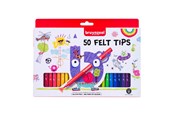 Utensilien zum Schreiben und Zeichnen - Bruynzeel Felt-Tip Pens Set 50 Colors - 60121250