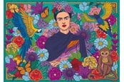 Puzzle - Ravensburger Frida Kahlo's Paradies: Papageien, Affen und Blüten - 12001475
