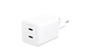 Handys - Adapter und Ladegeräte - empower by PanzerGlass Turbo 45W Charger incl. 2 x USB-C | EU Plug | Silver White - EM58685