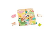 Puzzle - Classic World Wooden Puzzle Animal Puzzle 10 pcs. Holz - 40070
