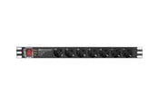Stromkabel (Extern) - Lanberg PDU-PRO-07F-0200-BK - power distribution unit - 4000 Watt - PDU-PRO-07F-0200-BK