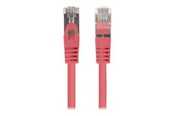 Netzwerk - Kabel - Lanberg patch cable - 25 cm - red RAL 3017 - Rot - 0.25m - PCF6-20CC-0025-R