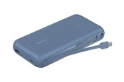 Powerbank (Akku) - Belkin BoostCharge power bank - with integrated cable - 2 x USB-C USB - 30 Watt Powerbank (Akku) - 20000 mAh - BPB024HQBL