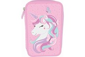 Schul-Zubehör - Tinka PENCILCASE DUBBLE UNICORN ROSA  COOL SCHOOL - 8-804713