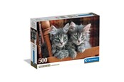 Puzzle - Clementoni Jigsaw Puzzle Kittens 500 pcs. Boden - 35580