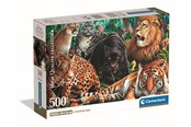 Puzzle - Clementoni Jigsaw Puzzle Wild Cats 500 pcs. Boden - 35584