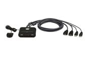 KVM Switches - ATEN CS22HF 2-Port USB FHD HDMI Cable KVM Switch - CS22HF-AT