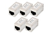 Netzwerk - Kabel - DIGITUS network coupler - Silber - DN-93905-5