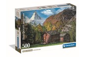 Puzzle - Clementoni Jigsaw Puzzle Charming Matterhorn 500 pcs. Boden - 35597