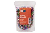 Kreativ-Spiele - Colorations - Pony Beads Metallic 6x9 mm 1000pcs. - 43BL01