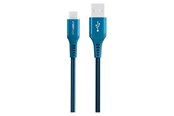 USB Kabel - GreyLime Braided USB-A to USB-C Cable Blue 3 m - C21AC3M01