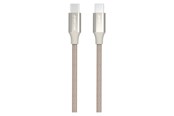 USB Kabel - GreyLime Braided USB-C to USB-C Cable Beige 2 m - C21CC2M02