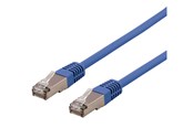 Netzwerk - Kabel - Deltaco STP-60BAU - patch cable - 50 cm - blue - Blau - 0.5m - STP-60BAU