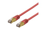 Netzwerk - Kabel - Deltaco SFTP-60RAH - patch cable - 50 cm - red - Rot - 0.5 meter - SFTP-60RAH