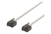 Netzwerk - Kabel - Deltaco patch cable - 1 m - grey - Grau - 1meter - UUTP-2020