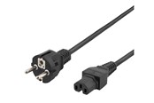 Stromkabel (Intern) - Deltaco - power cable - power CEE 7/7 to IEC 60320 C15 - 3 m - DEL-117C