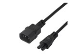 Stromkabel (Intern) - Deltaco - power cable - IEC 60320 C14 to IEC 60320 C5 - 3 m - 7333048060167