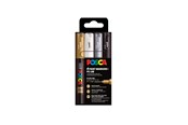 Utensilien zum Schreiben und Zeichnen - POSCA marker sæt PC-1M 4 farver g-s-s-h - 401650