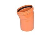 Entwässerungsprodukte - Wavin PVC bend 15° 250mm - 550517