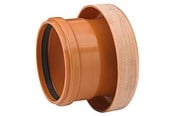 Entwässerungsprodukte - Wavin PVC transition 200mm for concrete sleeve - 553660