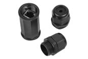Netzwerk - Kabel - Lanberg network coupler - black - Schwarz - AD-RJ45-OS6-IP67