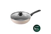 Pfannen - Ballarini - Ledro Saute Pan with Lid - Beige - 28 cm - 1027803