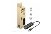 USB-Hubs - Club 3D CSV-1430A - hub - 4 ports USB-Hubs - 4 - Schwarz - CSV-1430A