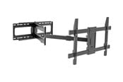 Wandhalterungen, AV-Halterungen & AV-Möbel - TECHLY mounting kit - full-motion - for flat panel - extra long - black - Max 70 kg - recommended for 80" - ICA-PLB-721
