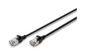 Netzwerk - Kabel - DIGITUS patch cable - 30 cm - black - Schwarz - 0.3m - DK-1632-A-003S-BL