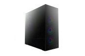Gehäuse - Arctic Xtender VG (Mirror Black) - Gehäuse - Miditower - Schwarz - ACPCC00019A