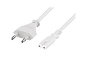 Stromkabel (Intern) - Deltaco DEL-109JA - power cable - Europlug to power IEC 60320 C7 - 1 m - DEL-109JA
