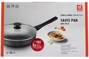 Pfannen - Zwilling - Terreno Plus Ceramic Saute Pan - Gray - 28 cm - 1030654