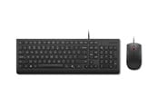 Tastaturen - Lenovo Essential Wired Combo - keyboard and mouse set - QWERTY - Swedish/Finnish - black Input Device - Tastatur & Maus Set - Swedisch/Finnisch - Schwarz - 4X31R64433