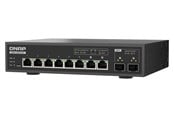 Switches - QNAP QSW-L3208-2C6T 8-Port 10GbE Switch (6x 10GbE RJ45 - 2x SFP+/RJ45 Combo) - QSW-L3208-2C6T