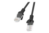Netzwerk - Kabel - Lanberg patch cable - 50 cm - RAL 9004 black - Schwarz - 0.5m - PCU5-10CC-0050-BK