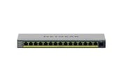 Switches - Netgear 16-Port Gigabit Ethernet Easy Smart PoE+ Switch with 1 Dedicated SFP port (180W) - GS116EPP-100EUS