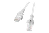 Netzwerk - Kabel - Lanberg patch cable - 1 m - RAL 7035 grey - Grau - 1m - PCU6-20CC-0100-S
