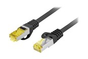 Netzwerk - Kabel - Lanberg patch cable - 3 m - black - Schwarz - 3m - PCF6A-10CU-0300-BK