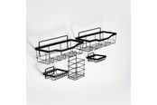Badezimmerzubehör - Scandinavian Collection - Bathroom Hanging Set - Black - 5740007825224