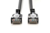 Netzwerk - Kabel - DIGITUS CAT 6A F-FTP Slim Patch Cord - 0.5m - Schwarz - 0.5m - DK-1632-A-005S-BL