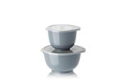 Küchenzubehör - Rosti - Margrethe bowls Set of 2 + lids - Dusty Blue - 29934
