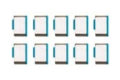 Systemzubehör - Lindy USB C Port Blockers 10pcs (Blue) - 40466