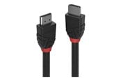 Display Kabel - Lindy Black Line HDMI cable with Ethernet - 1 m - 36471