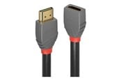 Display Kabel - Lindy Anthra Line HDMI extension cable with Ethernet - 3 m - 36478